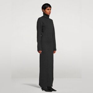 🎀 SSENSE NWT AMI PARIS GREY WOOL CASHMERE DRESS WOMEN'S XS ALEXANDRE MATTIUSSI